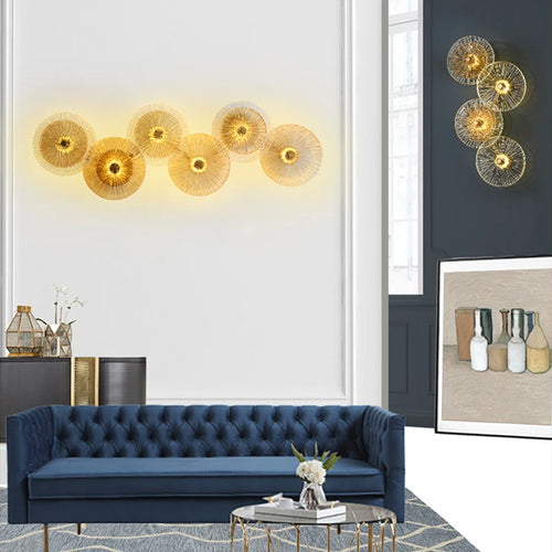 applique murale moderne en cristal avec appliques led pour allée - vue 3 sur 11