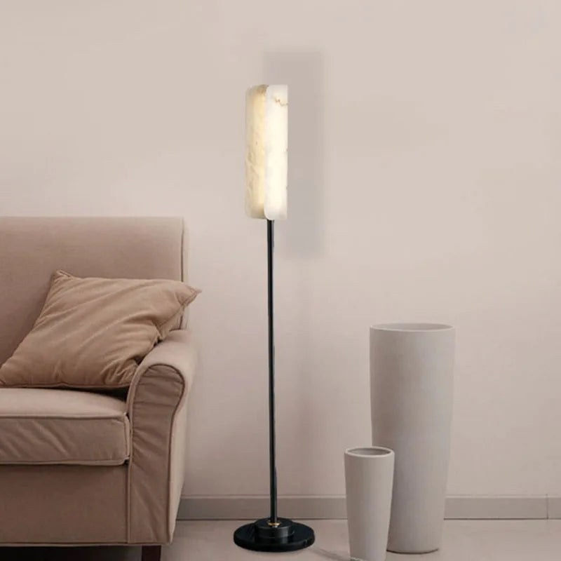 lustre nordique en marbre led pour décoration moderne - vue 3 sur 12