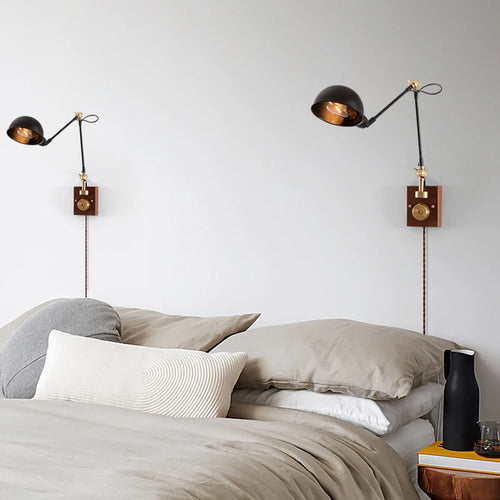 applique murale moderne à bras long luminaire décoratif d'intérieur - vue 4 sur 7