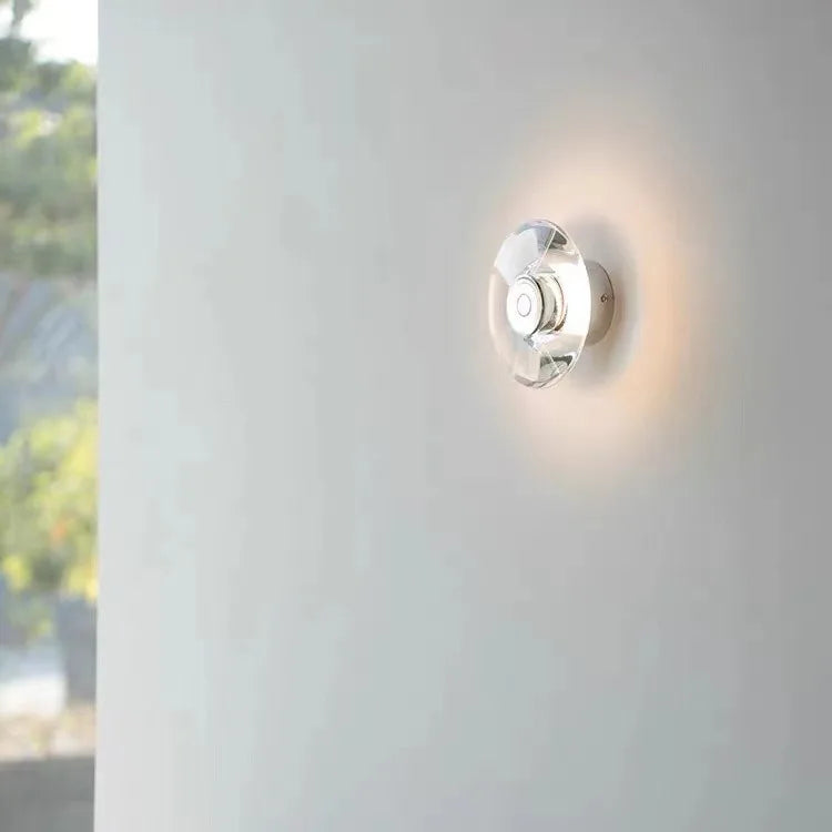applique murale led en cristal pour décoration intérieure élégante - vue 3 sur 6