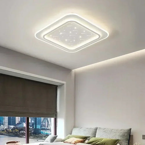 plafonnier moderne à leds pour décoration intérieure élégante - vue 5 sur 11