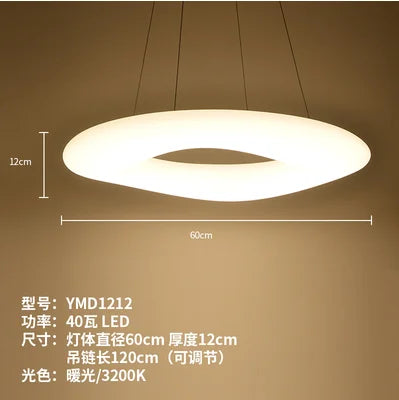 suspension moderne à led pour éclairage intérieur design - vue 10 sur 10