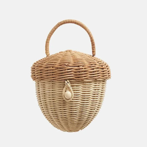 panier en rotin pour enfants organisateur pique-nique jouets et articles divers - vue 10 sur 11