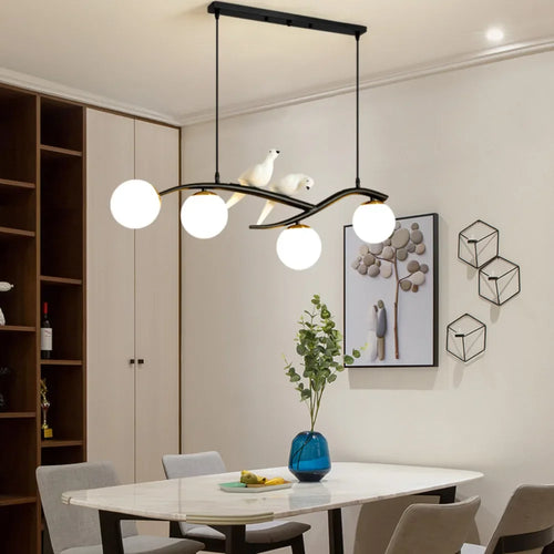 suspension design moderne forme oiseau scandinave décoratif winfordo - vue 7 sur 18