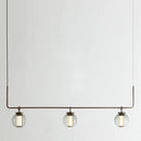 suspension en verre minimaliste pour espaces créatifs et rétro