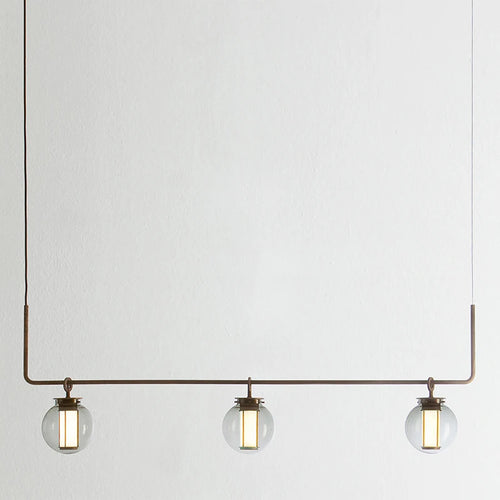 suspension en verre minimaliste pour bar et restaurant - vue 3 sur 9