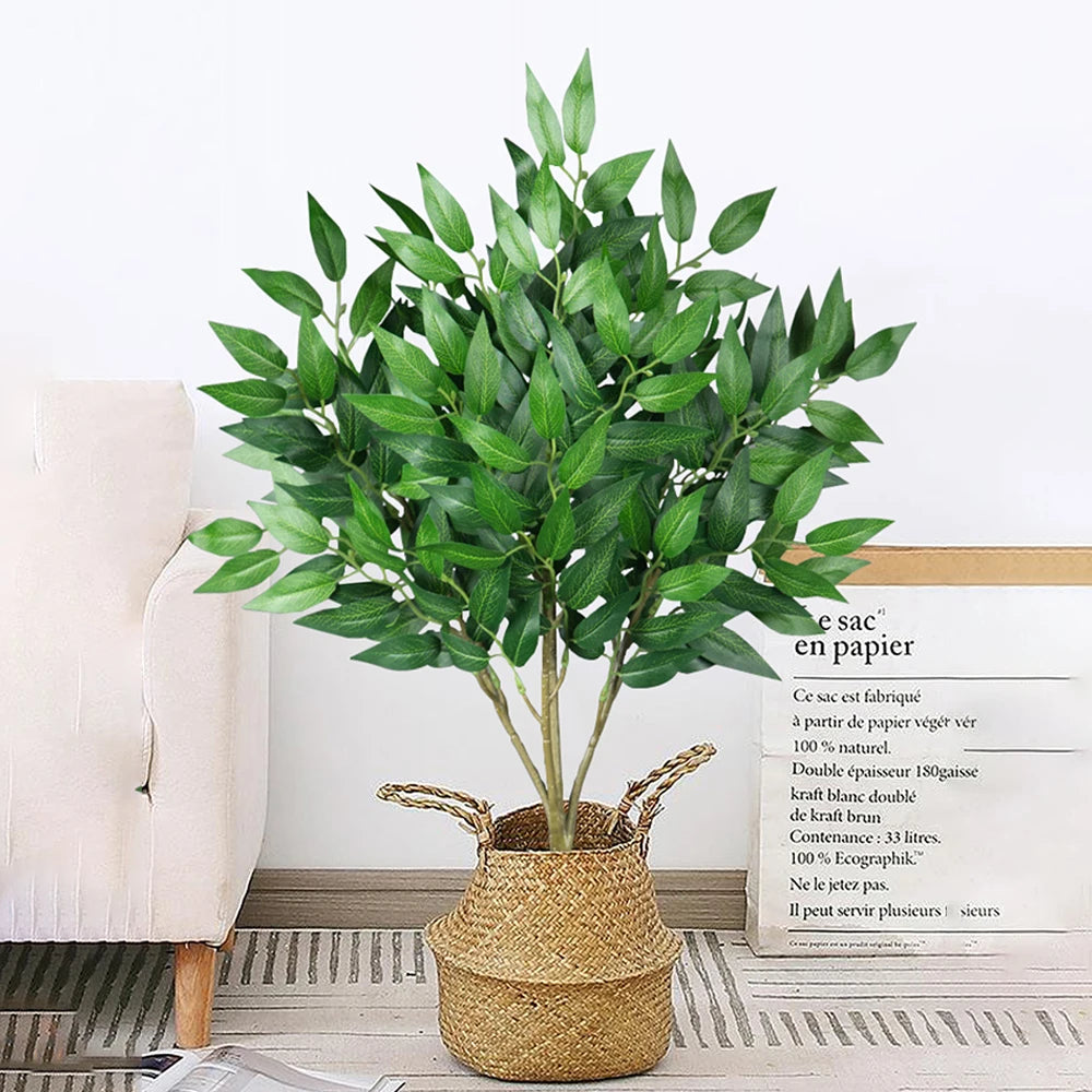 plantes artificielles eucalyptus saule tropical décoration intérieure et extérieure - vue 3 sur 9