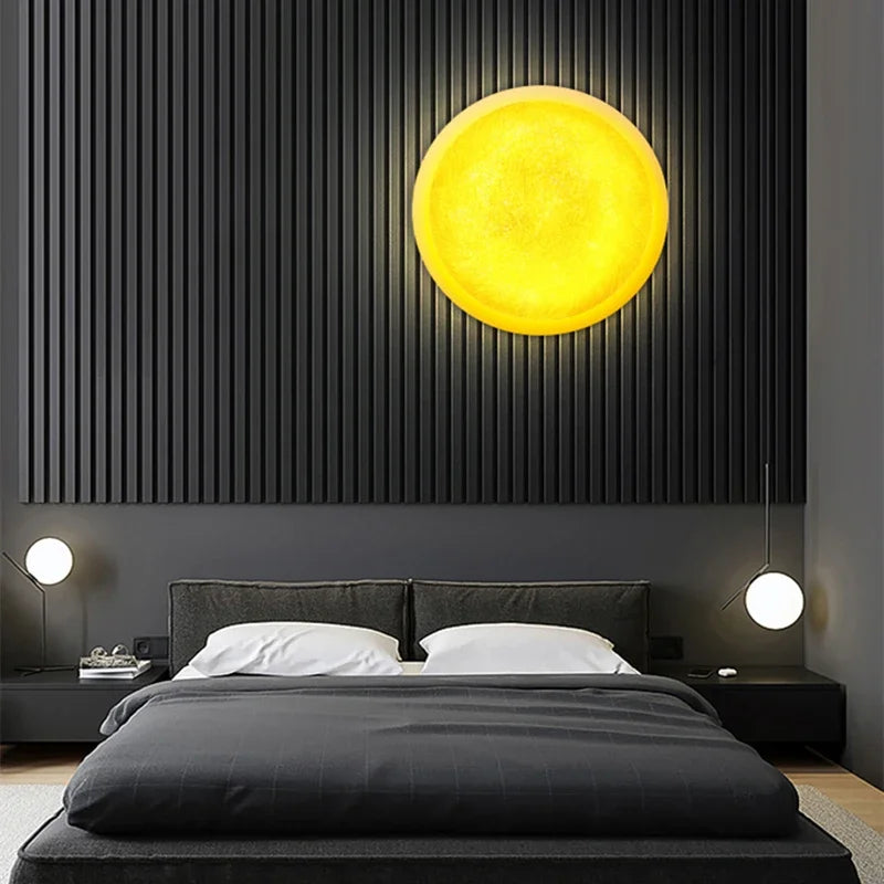 plafonnier en acrylique tricolor led design moderne élégant - vue 5 sur 9