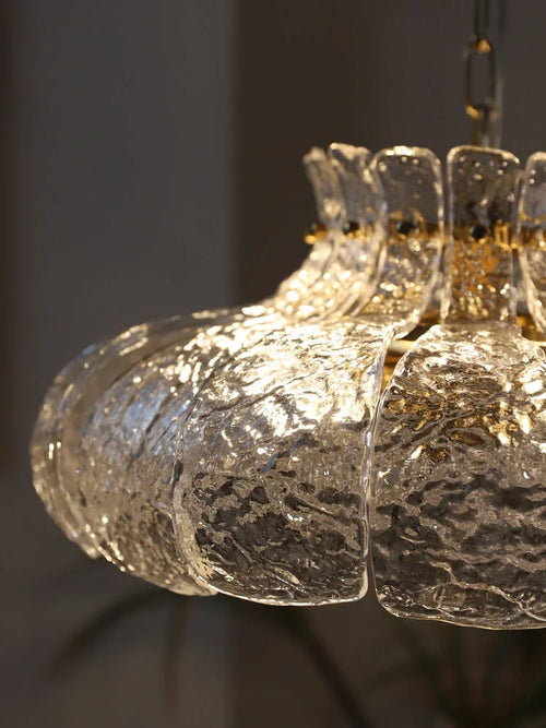 lustre rétro en verre style américain pour décoration intérieure - vue 5 sur 7
