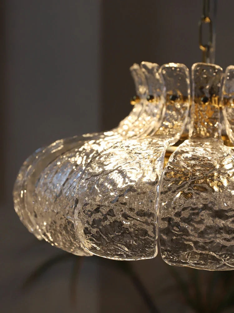 lustre rétro en verre style américain pour décoration intérieure - vue 4 sur 7
