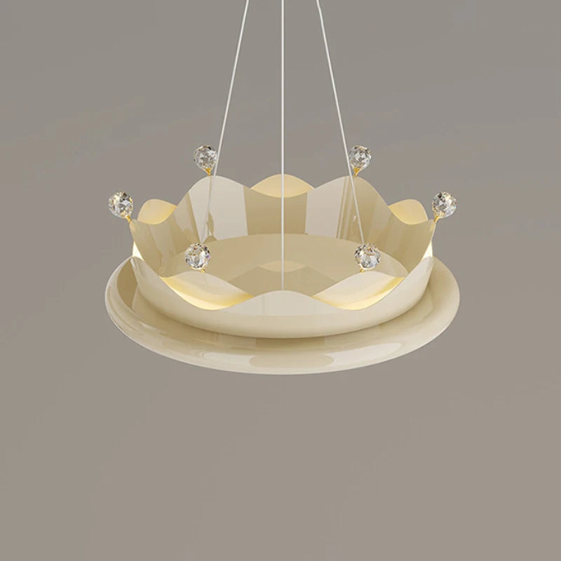 lustre romantique en cristal pour chambre d'enfant princesse - vue 5 sur 13