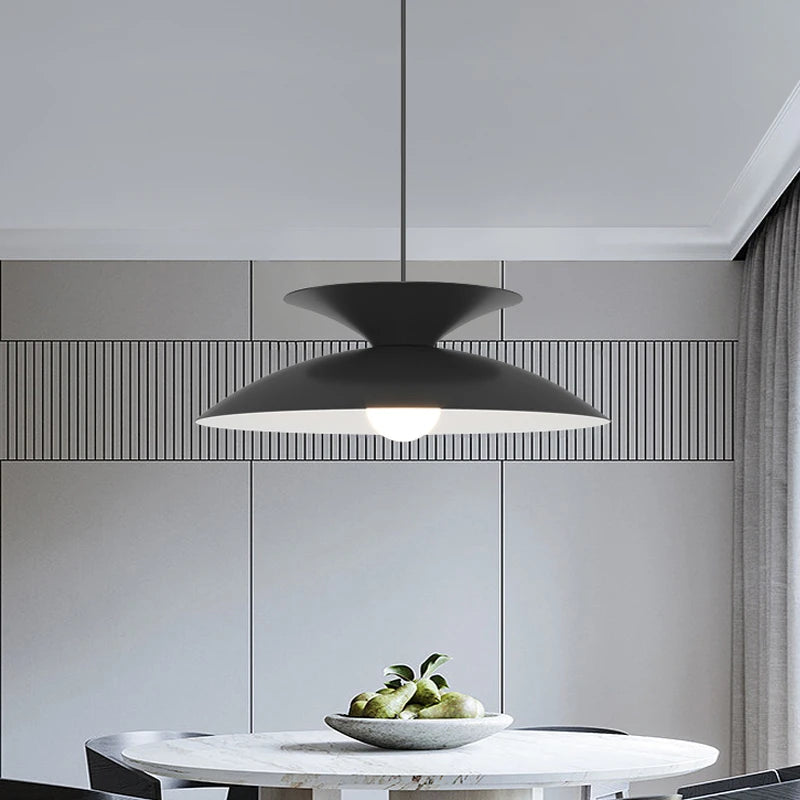 lustre de bar créatif nordique suspension longue ligne - vue 5 sur 22
