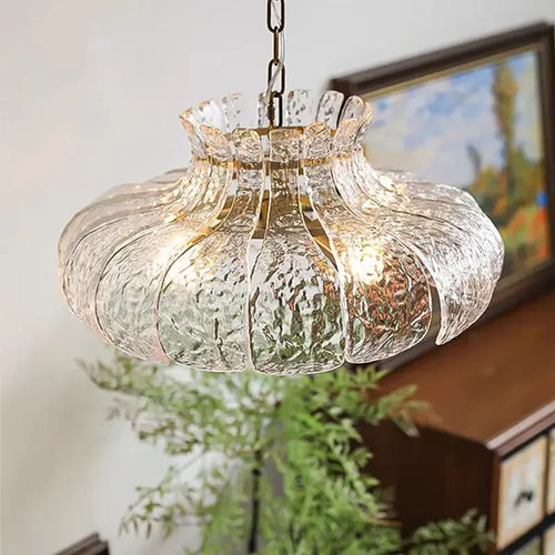 lustre nordique en verre pour décoration moderne intérieure - vue 3 sur 8
