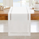 chemin de table lin ajoure style moderne repas