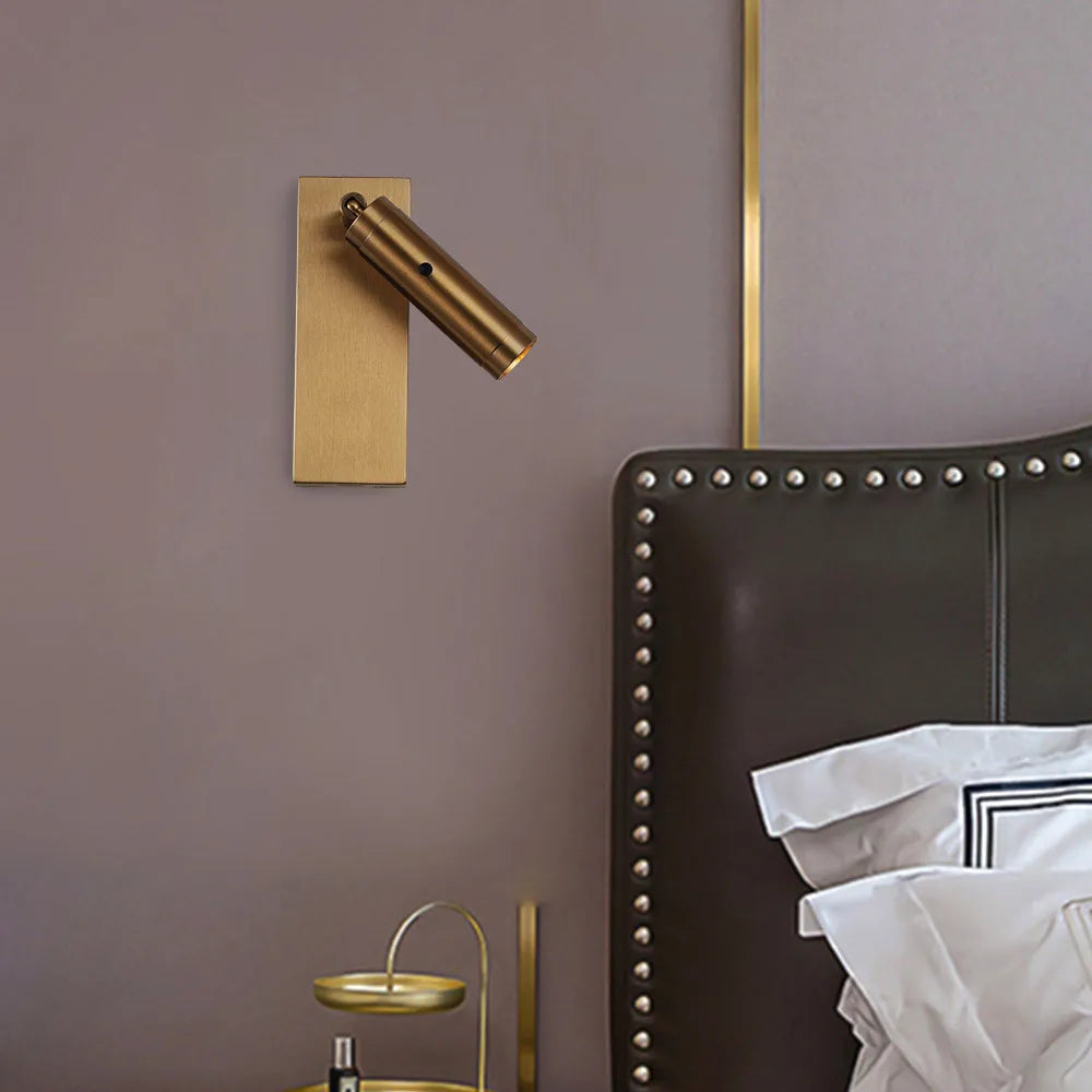 3W LED Applique murale de lecture avec interrupteur DC5V USB Port de charge chevet 350 degrés Rotation chambre hôtel tête de lit appliques lumière - vue 2 sur 10