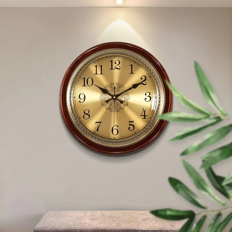 horloge murale silencieuse rétro design 3d pour décoration moderne - vue 4 sur 13