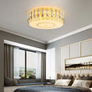plafonnier led en verre cristal intensité réglable décoration moderne