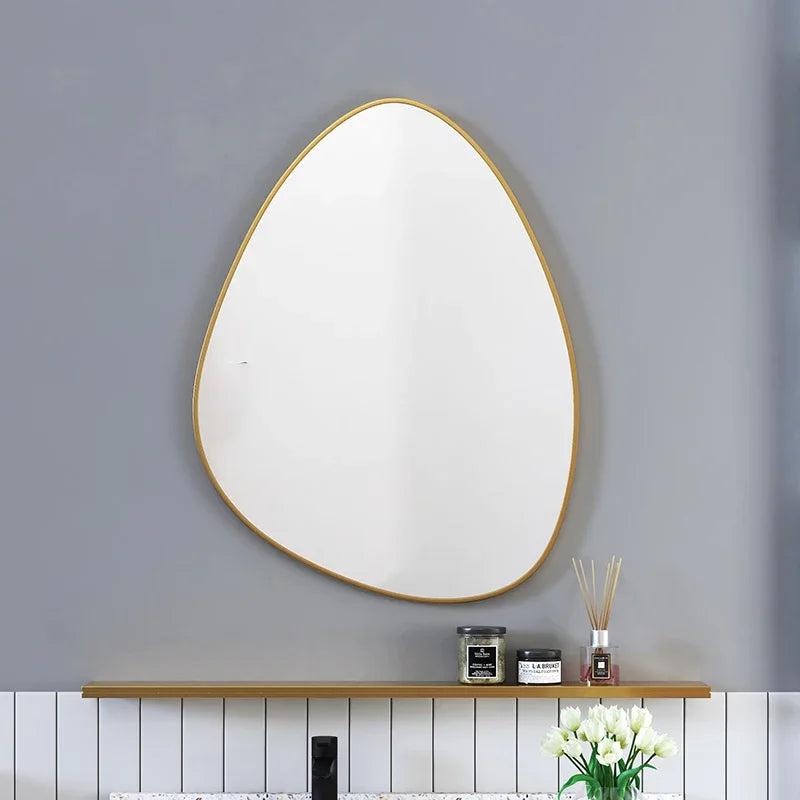 miroirs décoratifs artisanaux nordiques pour salle de bain et chambre - vue 3 sur 10