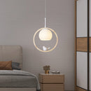 Suspension nordique atmosphérique chinoise à trois têtes salle à manger salle à manger moderne simple bar personnalisé créatif cuisine lumière