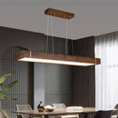 Lustre bois led suspendu au design moderne
