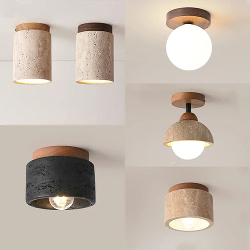 plafonnier led moderne en marbre pour décoration intérieure - vue 2 sur 11