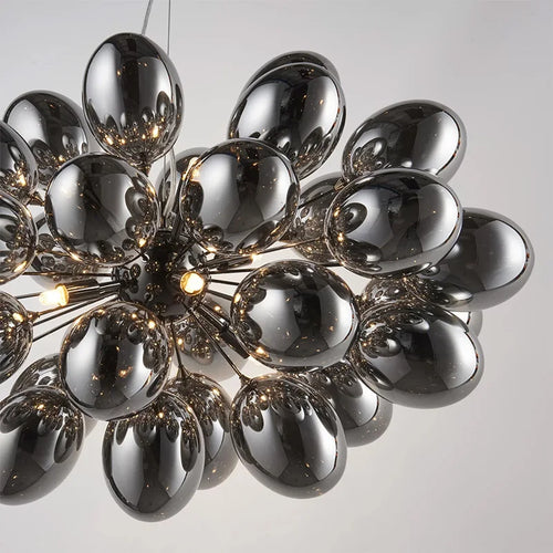 lustre en verre moderne nordique design de luxe luminaire suspendu - vue 6 sur 6