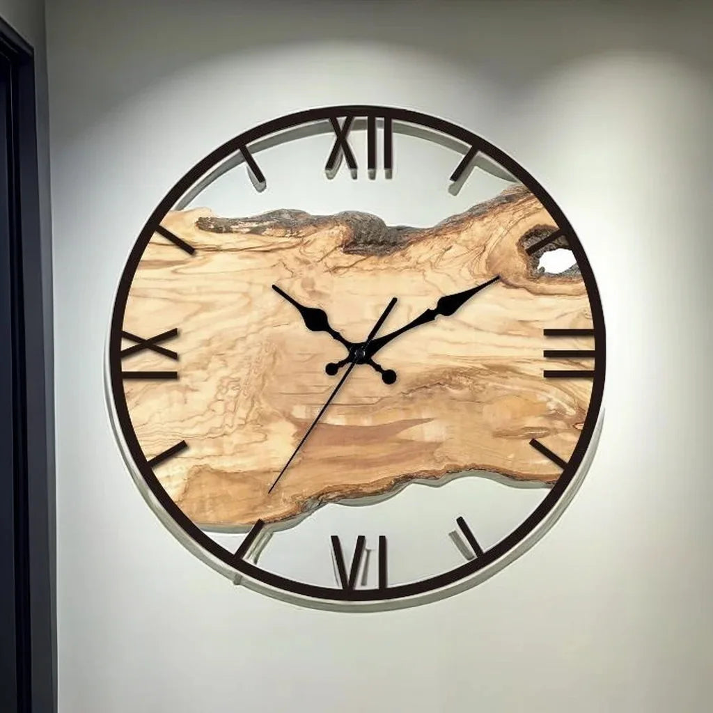 horloge murale acrylique silencieuse pour décoration intérieure moderne - vue 2 sur 14