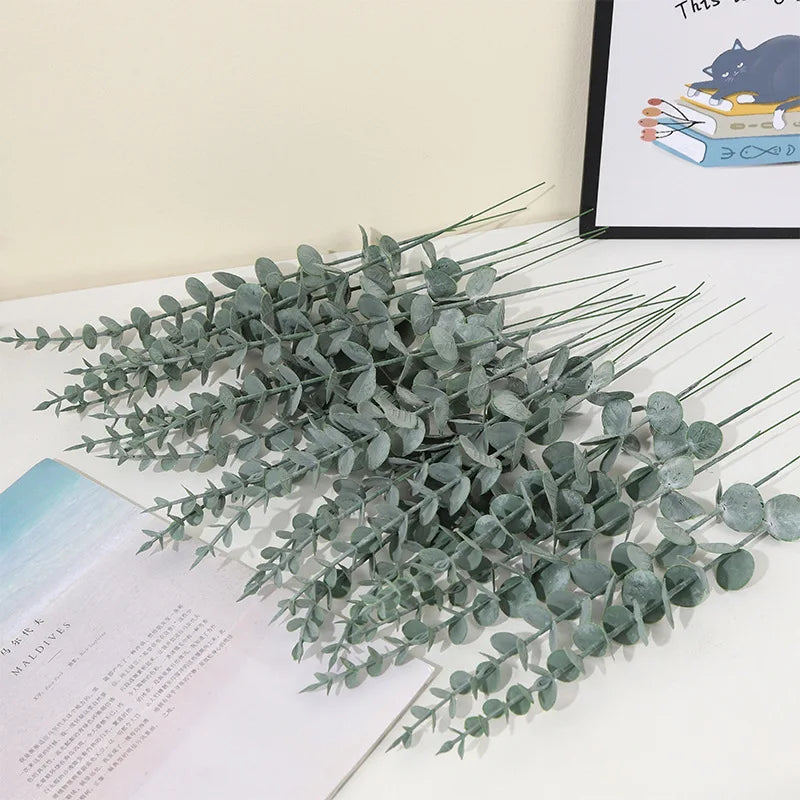 plantes d'eucalyptus artificielles pour décoration mariage et jardin - vue 5 sur 7