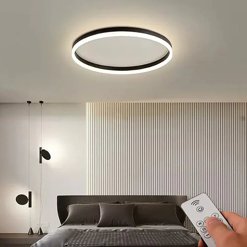 plafonnier moderne à leds pour décoration intérieure élégante et lumineuse - vue 2 sur 16