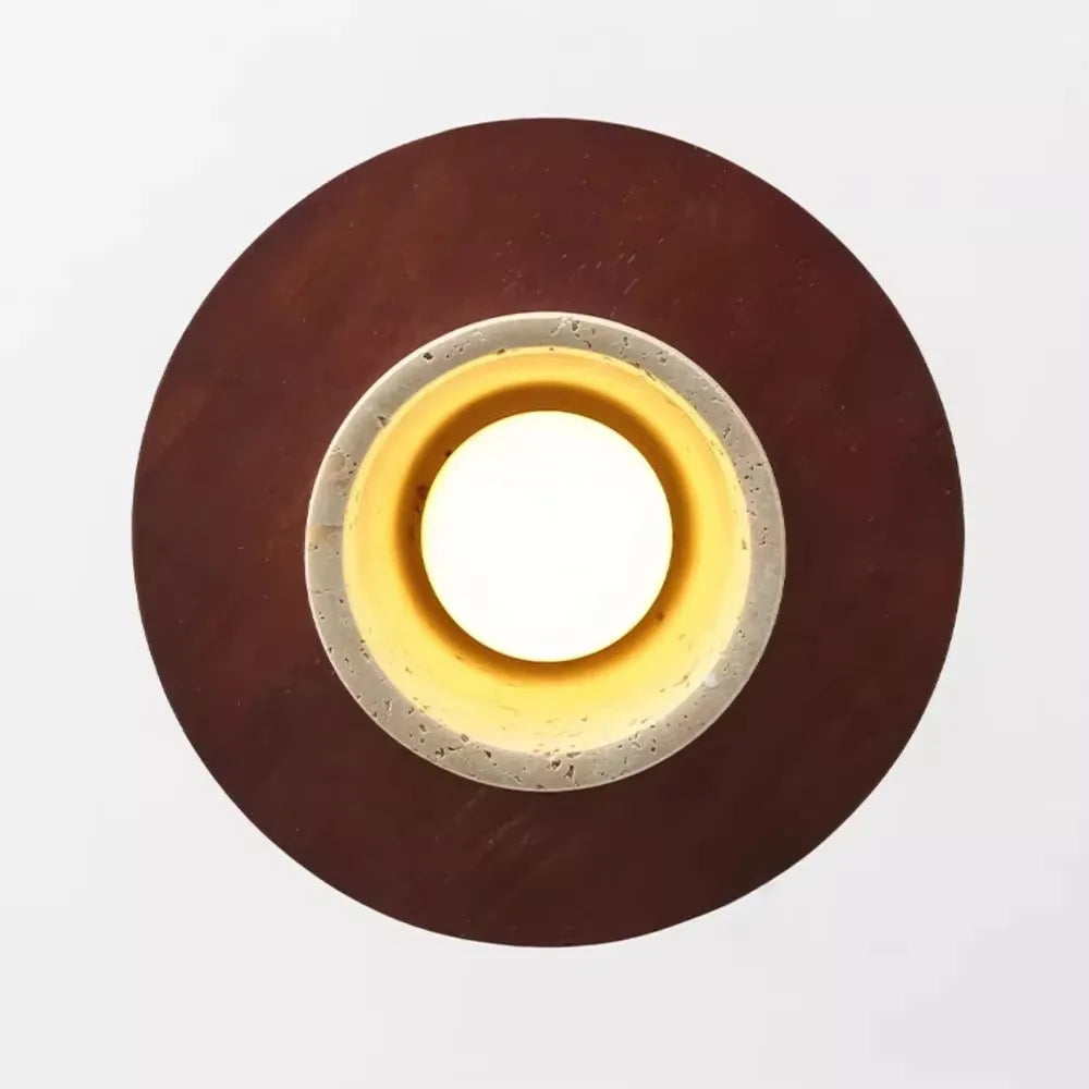 lustre moderne en pierre pour restaurant et chevet - vue 5 sur 9