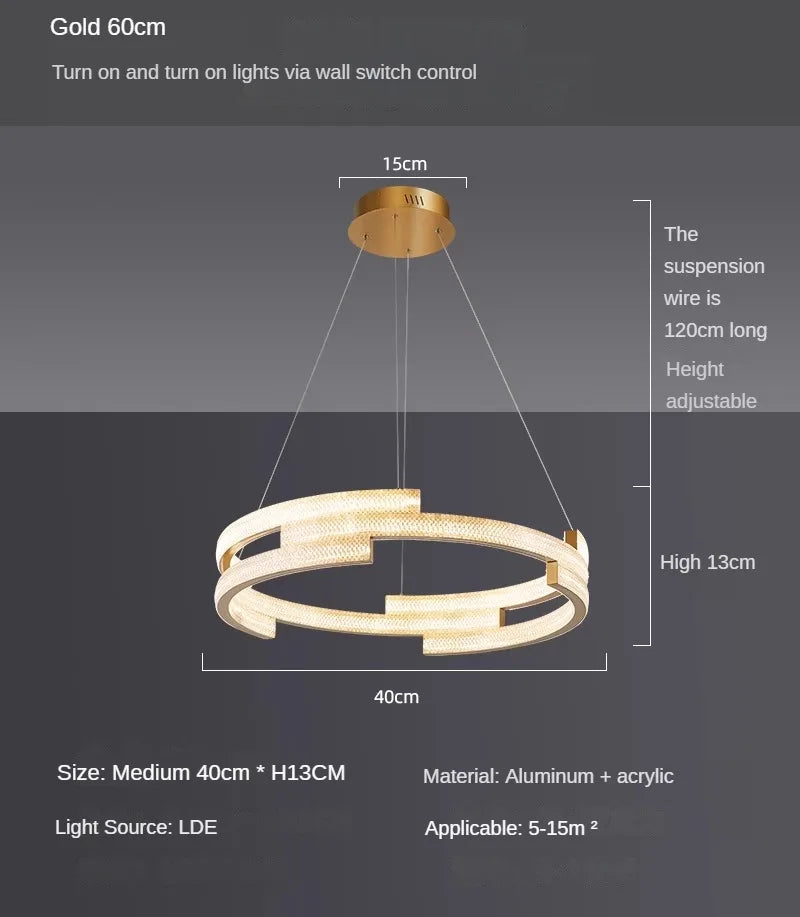 suspension design circulaire élégante pour intérieur moderne - vue 8 sur 12