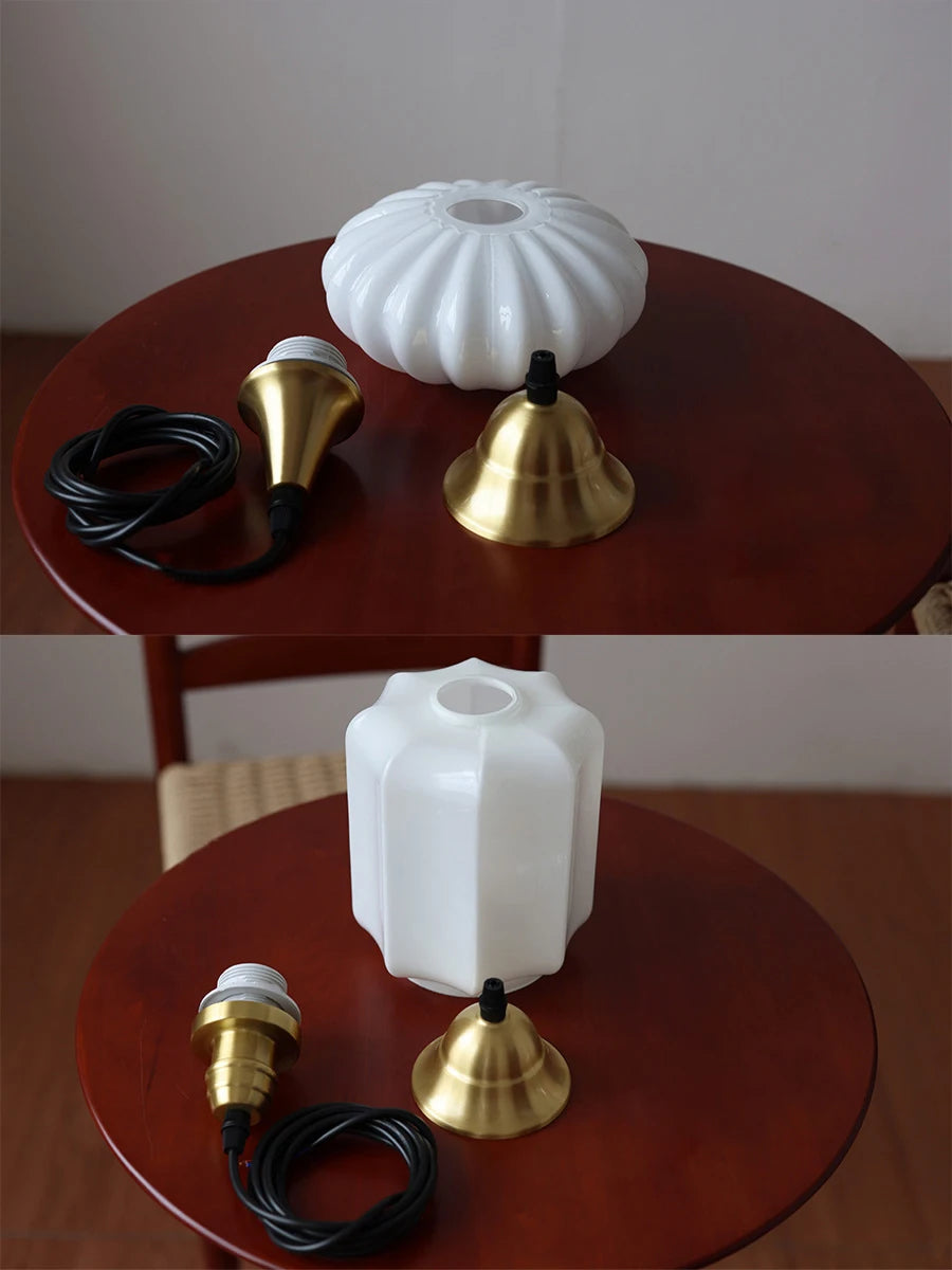suspension en verre japonais design scandinave pour intérieur élégant - vue 6 sur 8