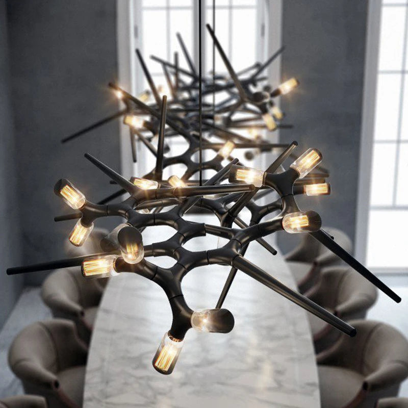 lustre led postmoderne roman de luxe pour hôtel - vue 4 sur 13
