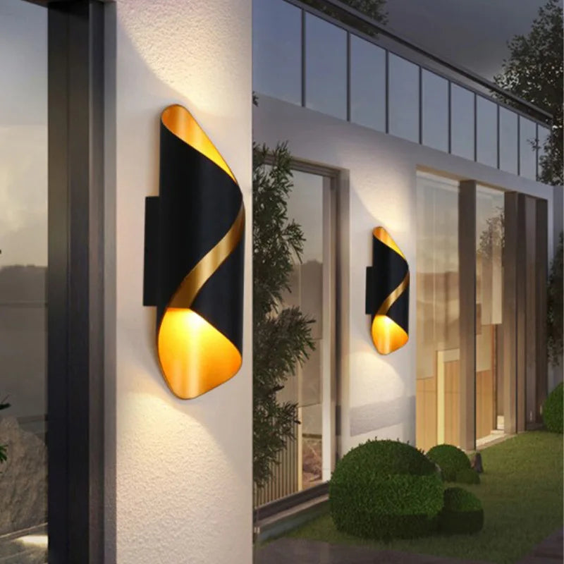 applique murale led étanche moderne pour extérieur et intérieur - vue 3 sur 10
