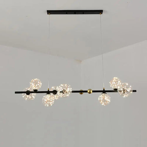 lustre led moderne design nordique pour décoration intérieure - vue 5 sur 18