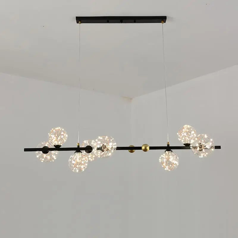 lustre led moderne design nordique pour décoration intérieure - vue 4 sur 18