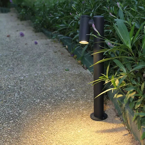 lampe de pelouse imperméable pour éclairage extérieur jardin - vue 4 sur 7