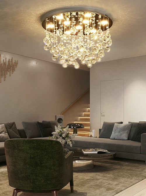 lustre en cristal moderne pour un éclairage de luxe - vue 2 sur 10