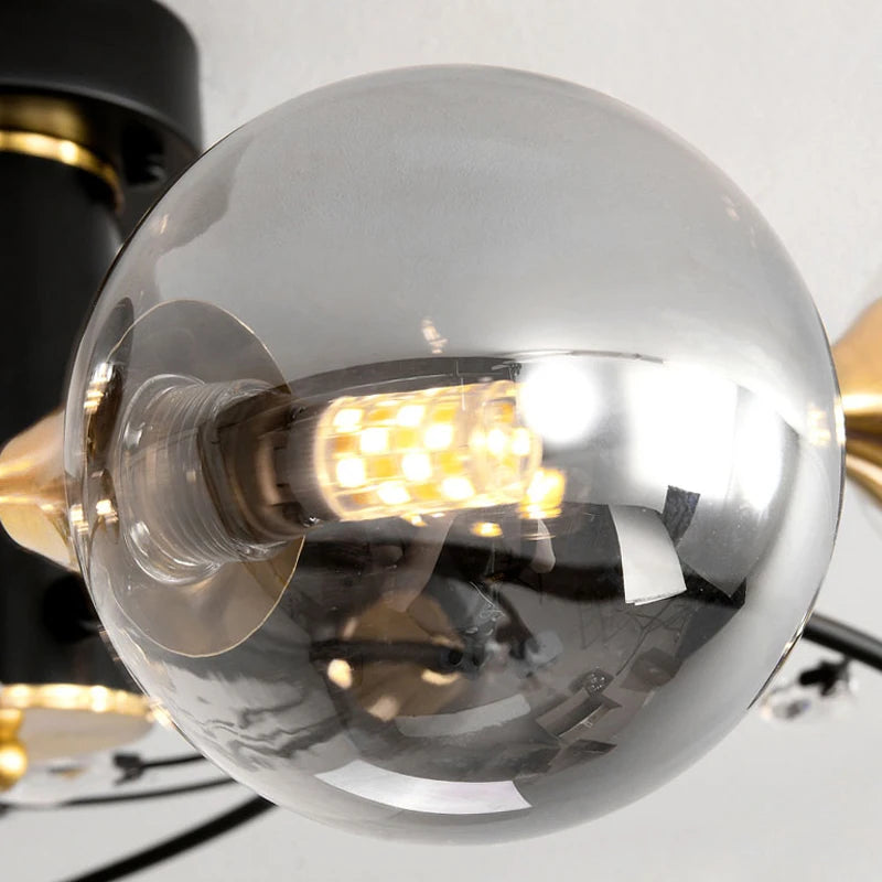 lustre led moderne pour villa office café bar nouvelle maison - vue 6 sur 14