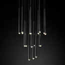 lustre en cristal design moderne pour éclairage intérieur élégant