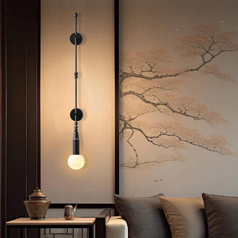 applique murale en cuivre au style chinois élégant pour décoration moderne - vue 2 sur 8