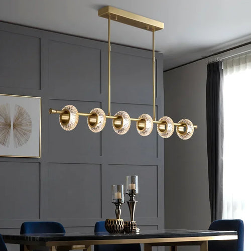 lustre moderne en cristal design pour décoration intérieure - vue 6 sur 10
