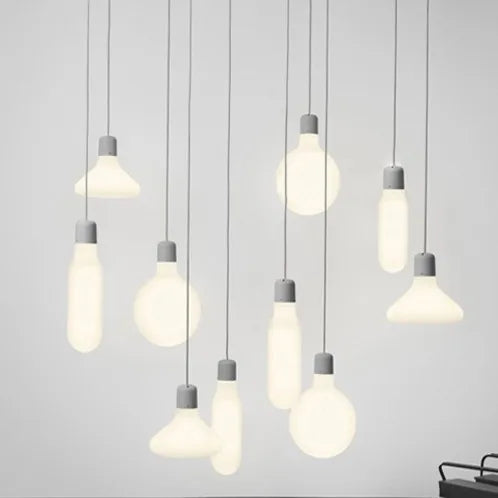 suspension tube à essai design suédois en verre pour loft - vue 2 sur 15