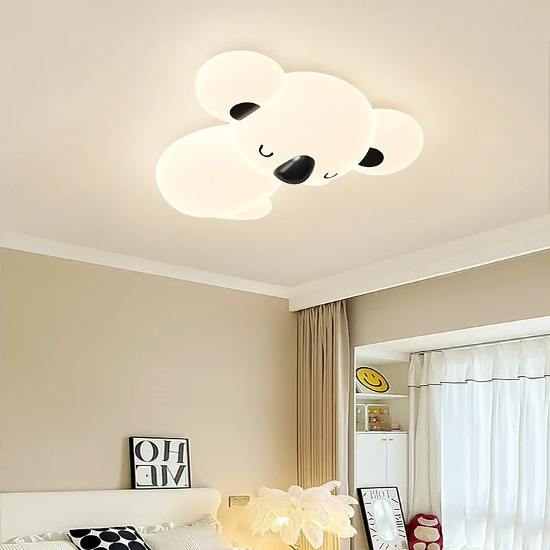 plafonnier mignon ourson koala pour chambre d'enfant décor créatif - vue 5 sur 8