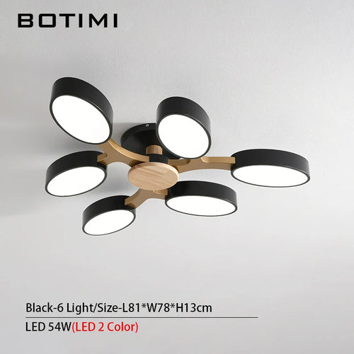 plafonnier LED gris en forme d'arbre - vue 15 sur 32