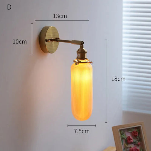 applique murale led iwhd nordique japonaise - vue 23 sur 23