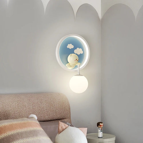 lampe de chevet créative dessin animé ours nuage pour enfants - vue 6 sur 9