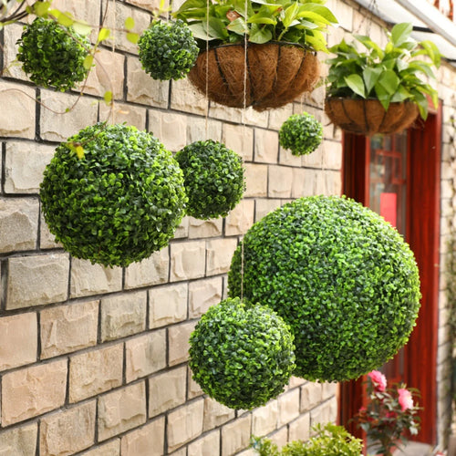 boule de topiaire artificielle pour jardin mariage et décoration - vue 2 sur 6