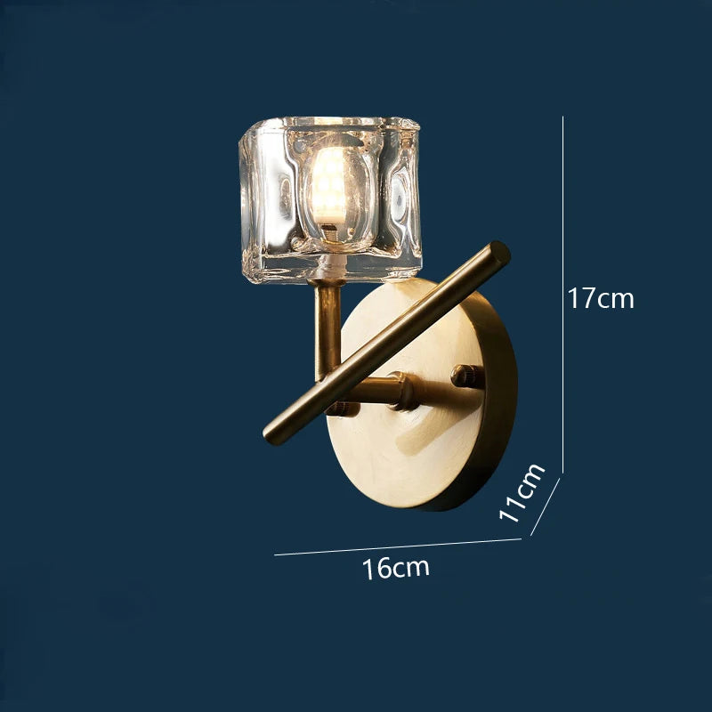 applique murale en cristal de luxe pour décoration intérieure - vue 8 sur 8