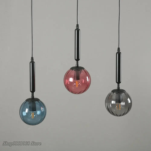 suspension moderne en verre pour décoration intérieure élégante - vue 4 sur 24